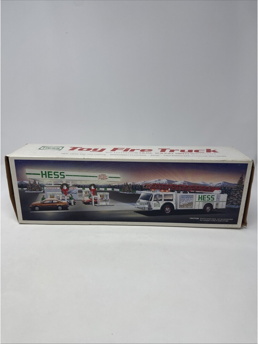Vintage 1989 Hess Toy Fire Truck – NEW in Original Box – Lights & Siren 5